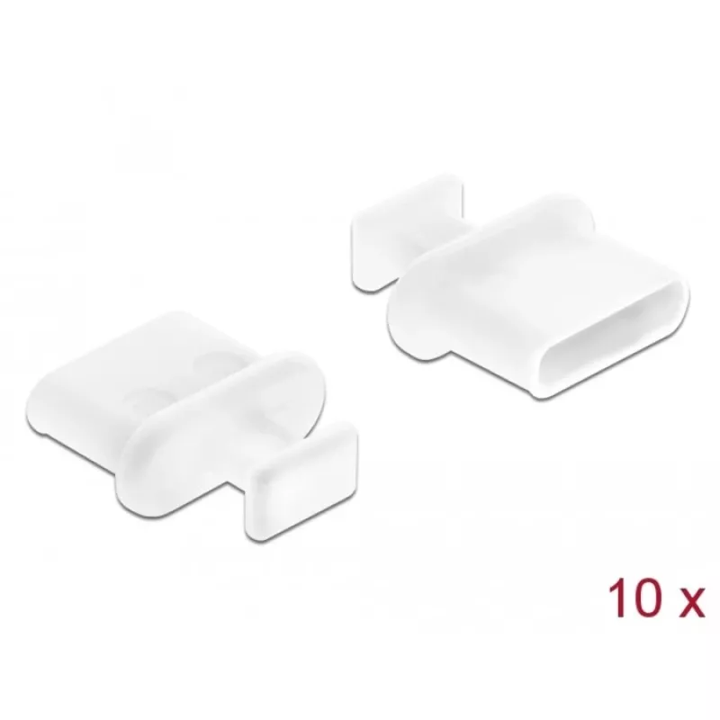 Staubschutzkappe USB Type-C DeLOCK 64094 Weiß 10 Stück
