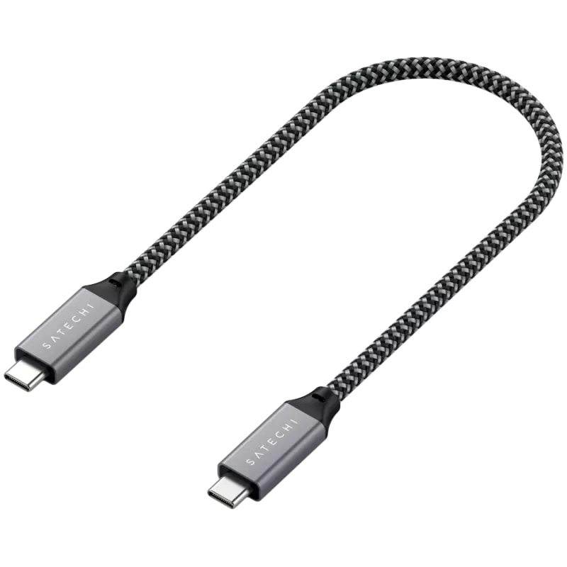 USB-Kabel Satechi ST-U4C25M USB4 Gen 3x2 0,25 m Schwarz Grau