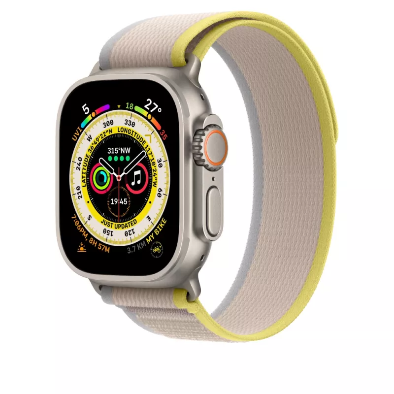 Band Apple MQEG3ZM/A Beige Gelb Nylon Smartwatch 130-180 mm