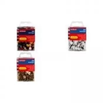 Pinnnadeln HERLITZ 8770109 Metallnadeln mit 9,5 mm farbigem kunststoffummanteltem Kopf