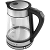 AENO EK1S Wasserkocher 1,7 L 2200 W Schwarz, Silber, Transparent