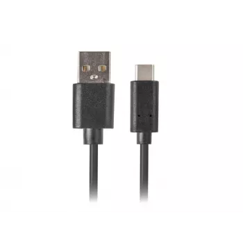 USB-A-auf-USB-C-Kabel LANBERG CA-USBO-20CU-0018-BK — USB 2.0, 1,8 m, Schwarz