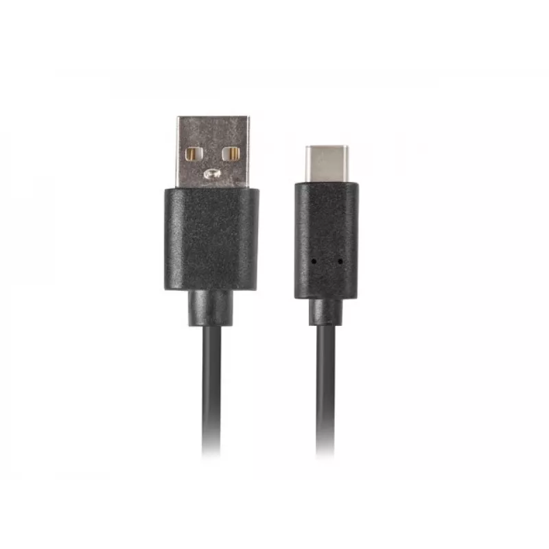 USB-A-auf-USB-C-Kabel LANBERG CA-USBO-20CU-0018-BK — USB 2.0, 1,8 m, Schwarz