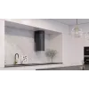 Dunstabzugshaube MAAN ELBA 2 W 731 Schwarz, Abluft/Umluft, Aluminium-Fettfilter, 4 Geschwindigkeiten, 61 dB