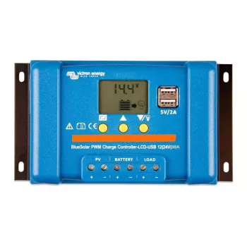 Solarladeregler Victron Energy BlueSolar PWM-LCD&USB 12/24V 30A