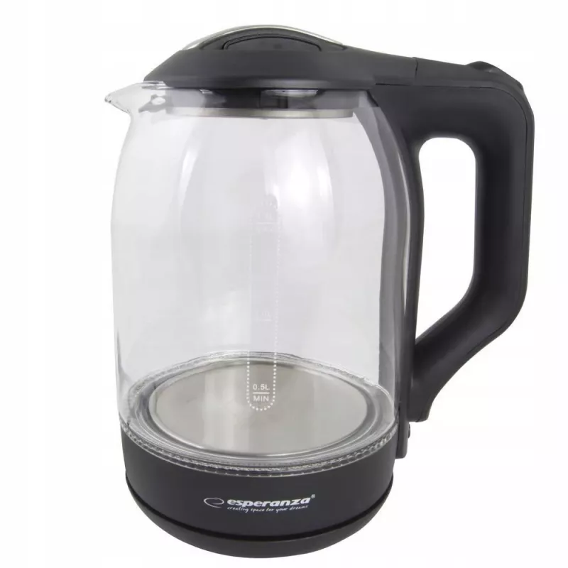 Esperanza EKK025K Wasserkocher 1,7 L Schwarz, Mehrfarbig 1500 W