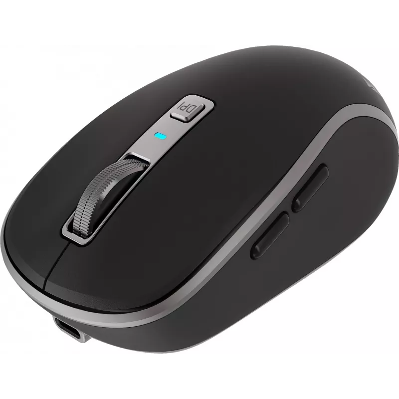 Dual WiFi+Bluetooth-Funkmaus, wiederaufladbarer Akku, 5 Tasten