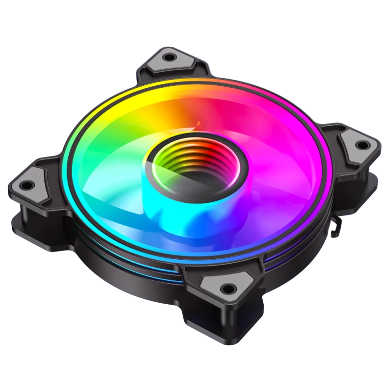 Gamemax | Gehäuselüfter | DUAL RING INFINITY | Schwarz