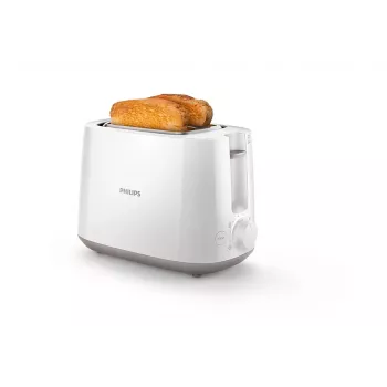 Toaster Philips Daily Collection HD2581/00 — 2-Scheiben, 830 W, 8 Bräunungsstufen, weiß