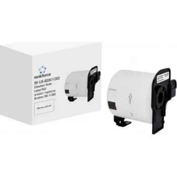 Renkforce Etikettenrolle kompatibel ersetzt Brother DK-11202 62 x 100 mm Papier Weiß 300 Stück Standard-Versandetiketten RF-6027498 (RF-6027498)