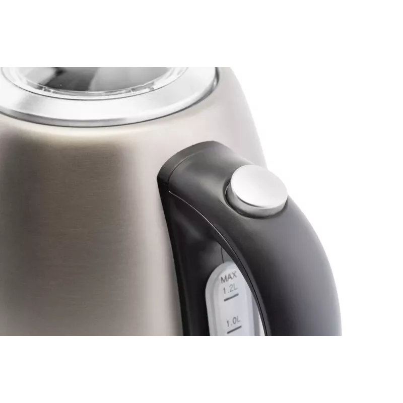 Elektrischer Wasserkocher ETA 1,2 L 2100 W, Edelstahlgehäuse, grau