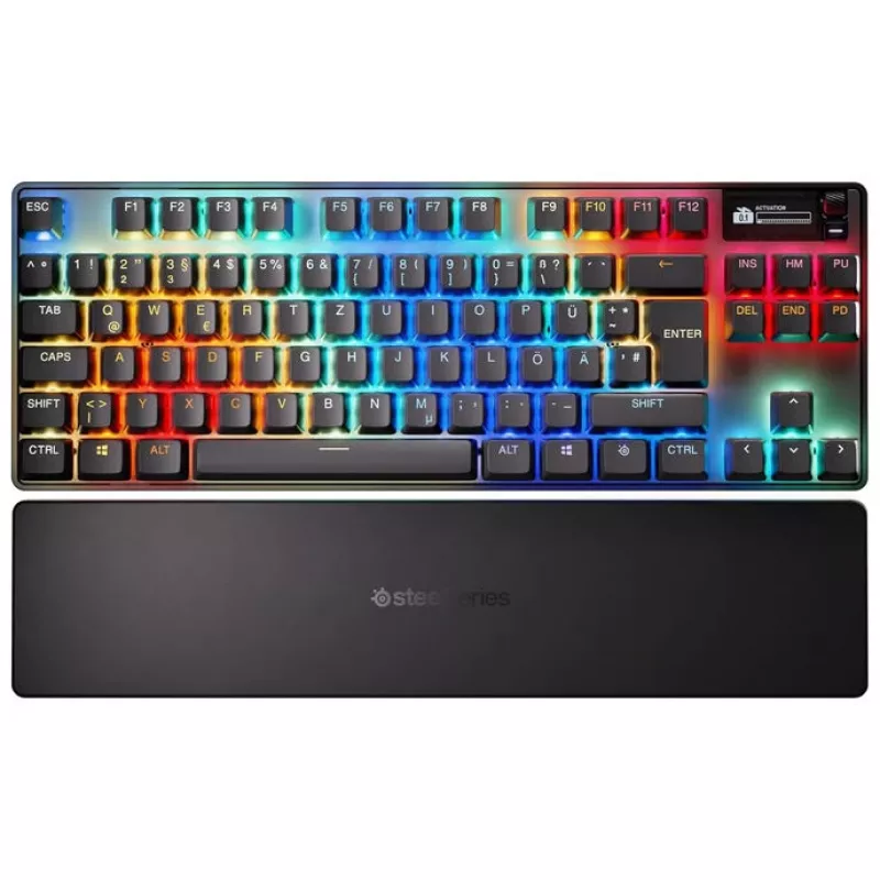 Mechanische Gaming-Tastatur STEELSERIES Apex Pro TKL Gen 3 Wireless RGB, tenkeyless
