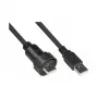 Good Connections Industrie-Plug S4 -USB 2.0 A-A 1m Kabel