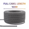 UTP Patchkabel CAT6 Kupfer Cu 100 m grau – QOLTEC 54560