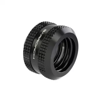 Barrow Hardtube Fitting 16 mm G1/4 Zoll – gerader schwarzer Kompressionsanschluss für 16-mm-Hartrohre