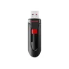 USB-Stick SANDISK Cruzer Glide 32 GB USB Typ-A 2.0, Slide-Design, Passwortschutz, schwarz/rot