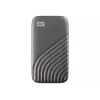 WD My Passport SSD WDBAGF0040BGY – SSD – verschlüsselt – 4 TB – extern (tragbar) – USB 3.2 Gen 2 (USB-C-Anschluss) – 256-Bit-AES – Grau