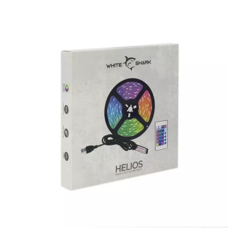 White Shark Helios LED-05 RGB LED-Streifen mit Fernbedienung