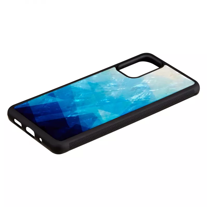 Schutzhülle iKins für Samsung Galaxy S20+ — blue lake Schwarz finish