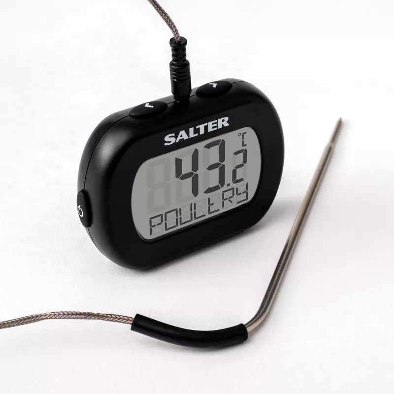 Digitales Instant-Read Leave-In Thermometer Salter 515 BKCR, wasserdicht, für Lebensmittel