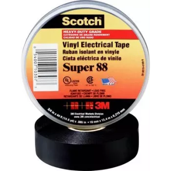 SUPER88-19X20-B Isolierband Scotch Schwarz L x B 20 m 19 mm 1 (SUPER88-19X20-B)