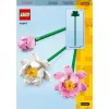 LEGO-Bauset LEGO 40647 Lotus Flowers — Botanical Collection modulares Modell, 220 Teile, Höhe 300 mm, Alter 8+