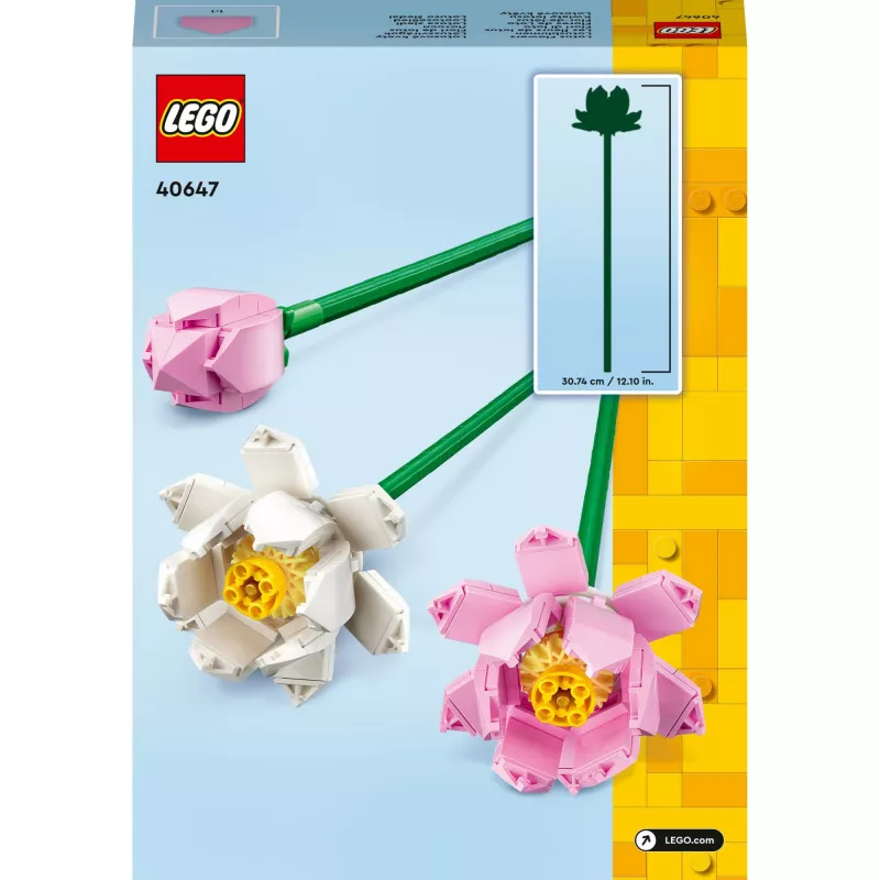 LEGO-Bauset LEGO 40647 Lotus Flowers — Botanical Collection modulares Modell, 220 Teile, Höhe 300 mm, Alter 8+
