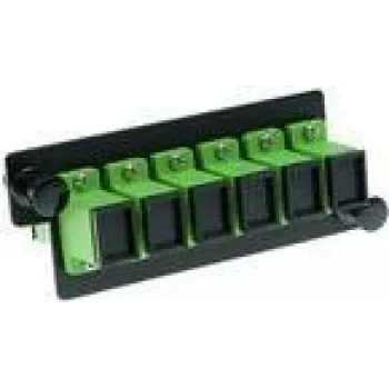 Glasfaser-Adapterplatte ACT FA2157 — 6×SC Duplex, 12 Fasern, OS2 APC8