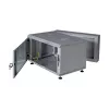 EFB-Elektronik 48,30cm (19) Wandgehäuse 6HE, schwenkend, 2-teilig, RAL7035, Tiefe 500 mm