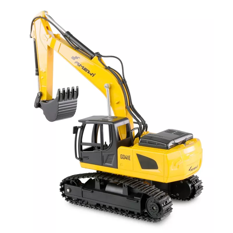 Amewi 2-in-1 Tieflader- und Bagger-Set G836E/G041E 1:24 RTR