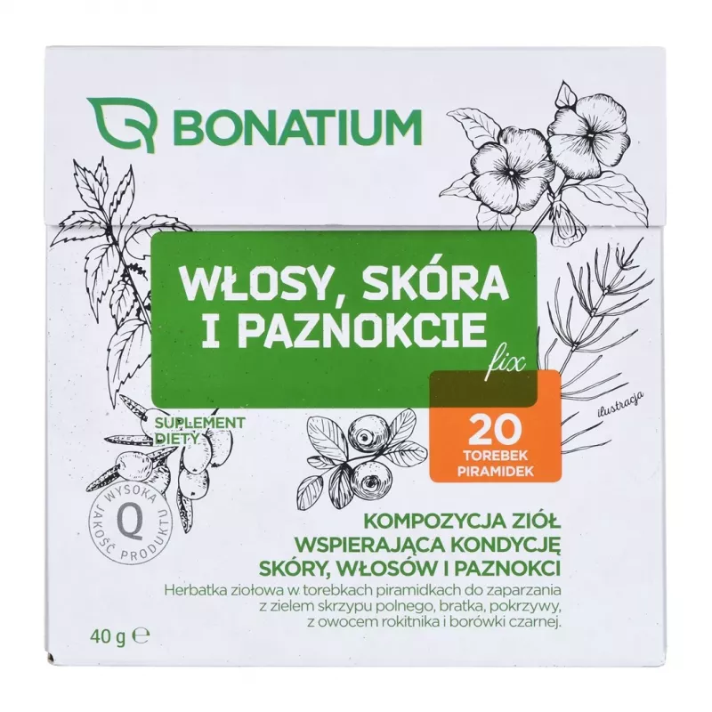 Bonatium Kräutertee Haar, Haut und Nägel Fix 20 Stück