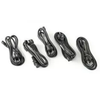 Zebra 105950-015 Stromkabel Schwarz Netzstecker Typ F IEC C13