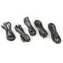 Zebra 105950-015 Stromkabel Schwarz Netzstecker Typ F IEC C13