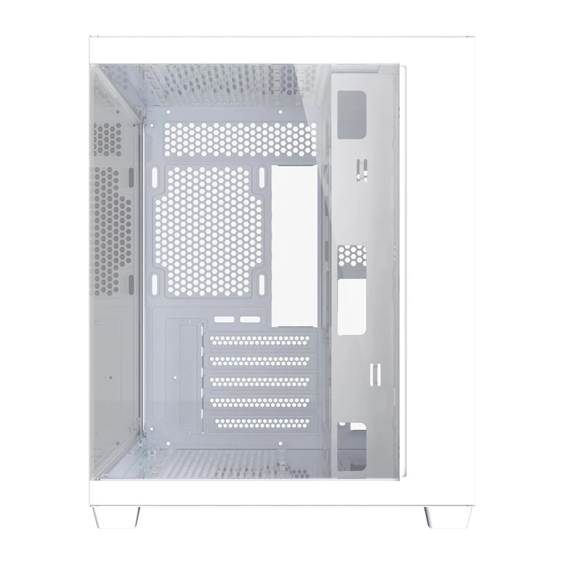 Computergehäuse DarkFlash B275 (weiß) Mid-Tower ATX-kompatibel, Front-I/O, gehärtetes Glas