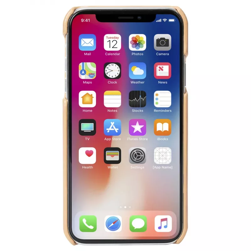 Smartphone-Hülle Krusell Sunne für Apple iPhone XS – vintage nude