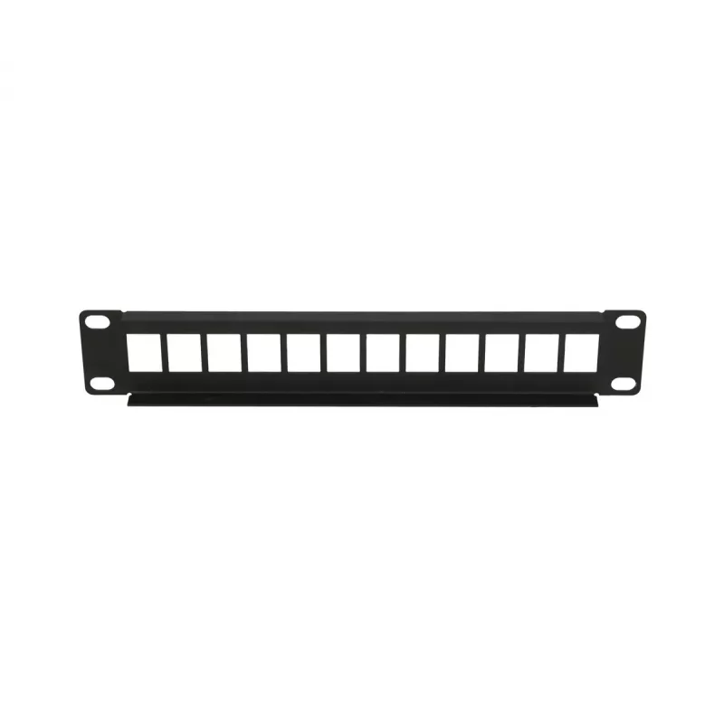 Patchpanel Extralink 12-Port UTP 10 Zoll Metallgehäuse, schwarz
