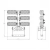 Synergy 21 LED Objekt-/Stadionstrahler 720W IP66 cw