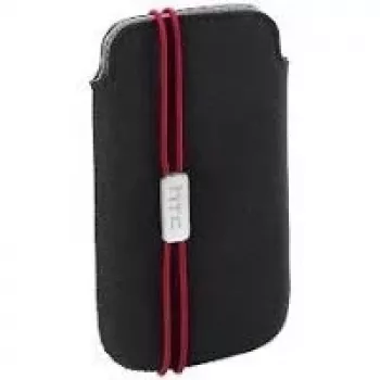 Hülle HTC PO S800 Handyhülle Schwarz Rot