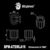Kühlschlauchverbinder BitsPower Artemis Advanced Multi-Link 16 mm Außendurchmesser, Arctic White