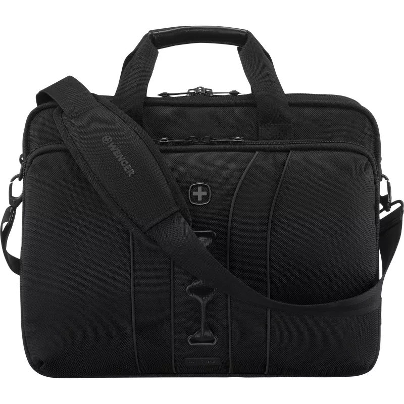 Laptop-Hülle Wenger Legacy Schwarz Series 16 Zoll – passend für bis zu 40,6 cm, schwarz