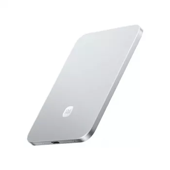 UltraThin Powerbank Magnetic 5000 15W Silber