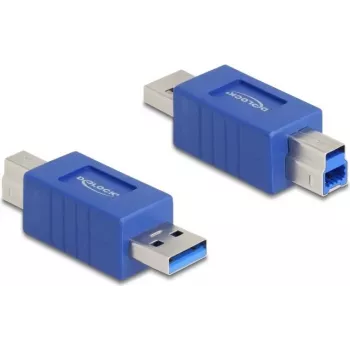DeLOCK 67213 Kabel-Adapter USB Typ-A USB Typ-B Blau