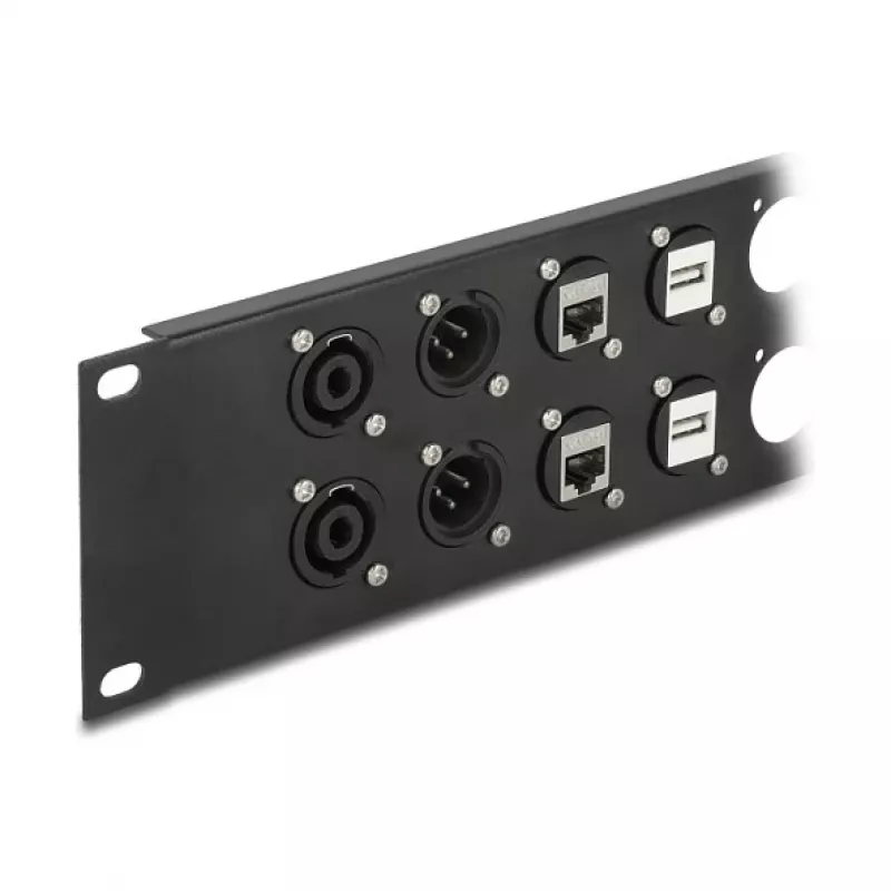 DeLOCK Patchpanel-Zubehör 88054 Rackmontage 2U Schwarz