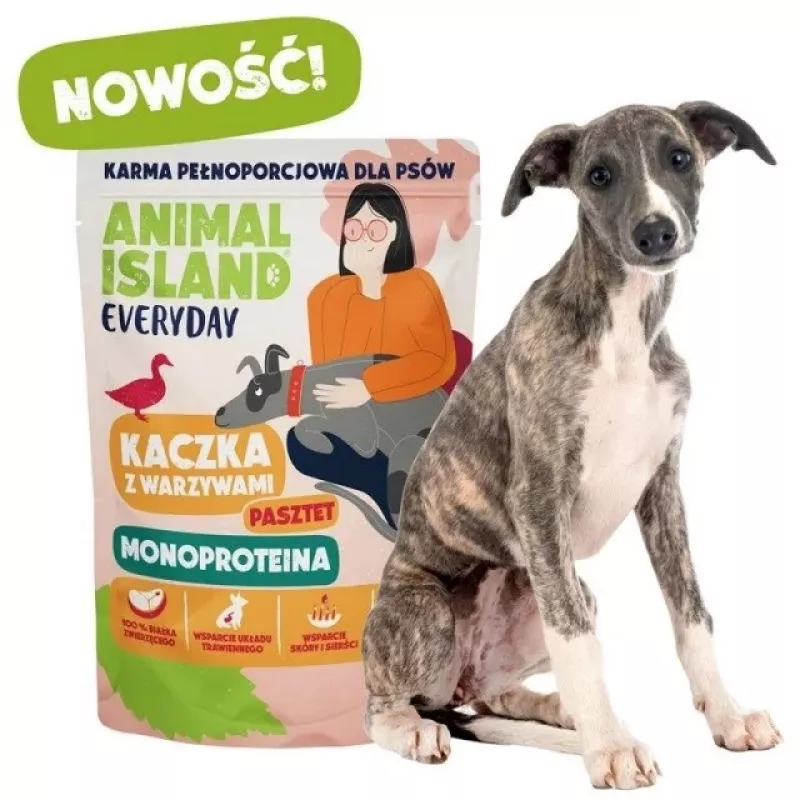ANIMAL ISLAND Monoprotein Kalb/Ente/Pute Hundefutter 9×300g