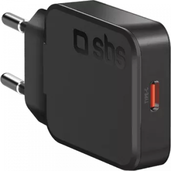 SBS PD Reiselader UltraSlim 20W USB-C GaN schwarz (TETRGAN1C20SLIM)