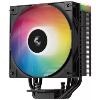Lüfter DeepCool AG400 BK ARGB V2 120 mm Schwarz — 120 mm CPU-Kühlerlüfter mit hydraulischem Lager, Multi-Sockel-Unterstützung