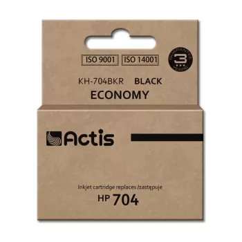 Actis KH-704BKR Tinte (Ersatz für HP 704 CN692AE; Standard; 15 ml; schwarz)