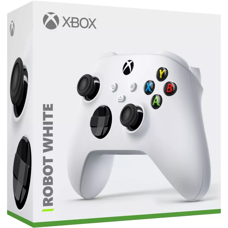 Microsoft Xbox Wireless Controller - Gamepad - Kabellos - Bluetooth - Robot White - für PC, Microsoft Xbox One, Android, Microsoft Xbox Series S, Microsoft Xbox Series X