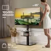 TV-Standfuß ONKRON TS5550-B für 32–65 Zoll (81,3–165,1 cm), max. Belastung 30 kg, VESA 100x100–600x400, Höhe 880–1080 mm, schwenkbar ±25°
