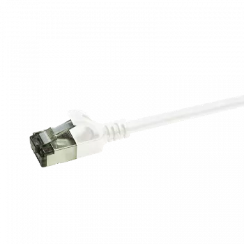 LogiLink Ultraflex SlimLine - Patchkabel - RJ-45 (M) auf RJ-45 (M) - 3 m - 3,8 mm - geschirmt PIMF - CAT 6a - geschirmt, halogenfrei, vergossen - weiß, RAL 9010